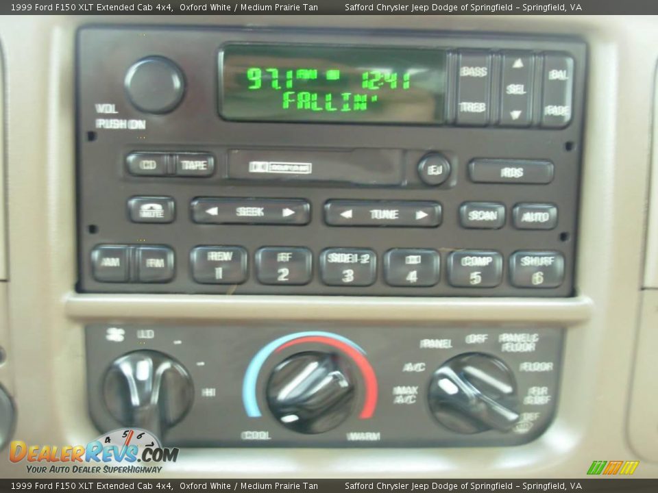 1999 Ford F150 XLT Extended Cab 4x4 Oxford White / Medium Prairie Tan Photo #18