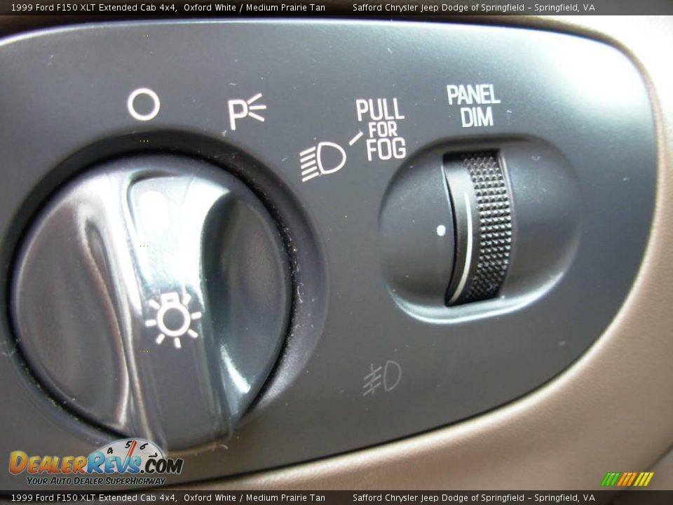 1999 Ford F150 XLT Extended Cab 4x4 Oxford White / Medium Prairie Tan Photo #21