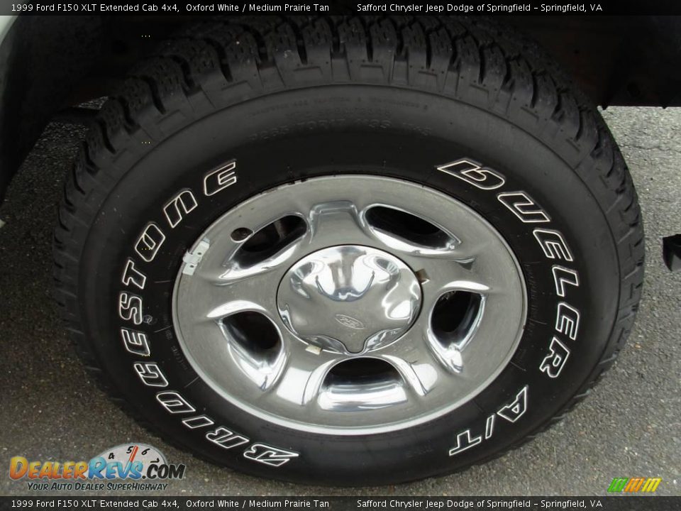 1999 Ford F150 XLT Extended Cab 4x4 Oxford White / Medium Prairie Tan Photo #23