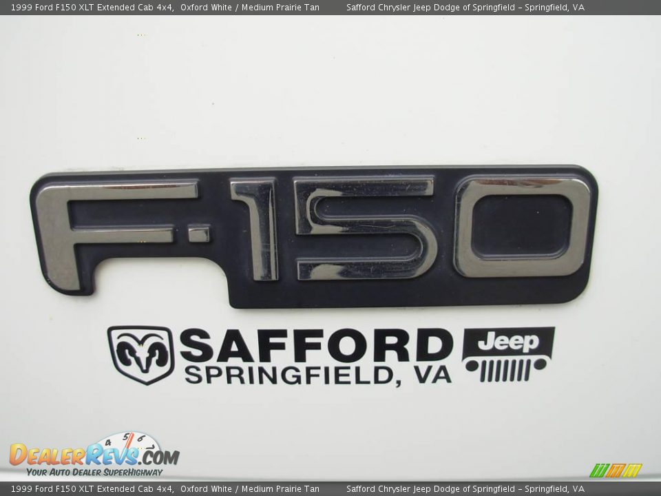 1999 Ford F150 XLT Extended Cab 4x4 Oxford White / Medium Prairie Tan Photo #30