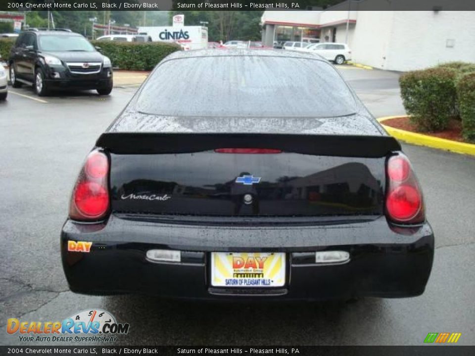 2004 Chevrolet Monte Carlo LS Black / Ebony Black Photo #3
