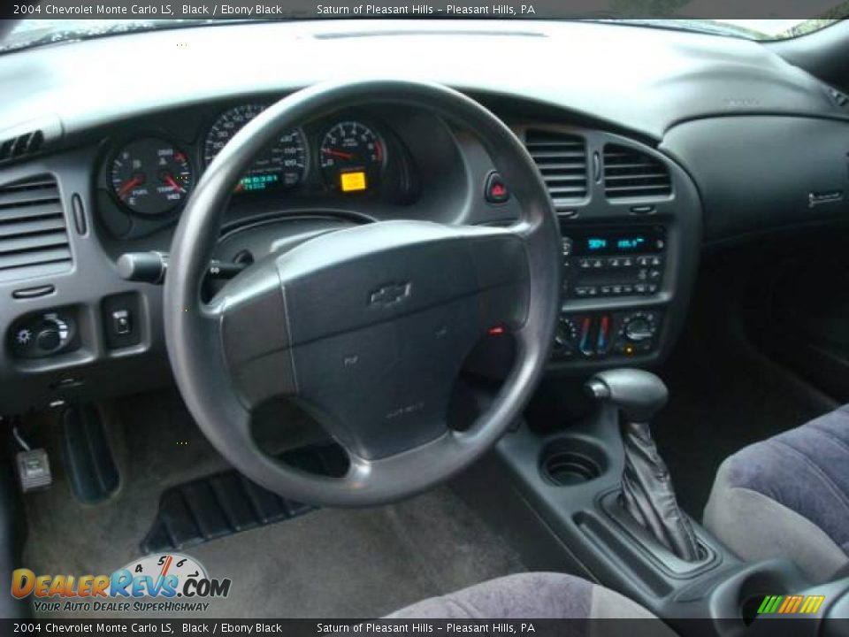 2004 Chevrolet Monte Carlo LS Black / Ebony Black Photo #10