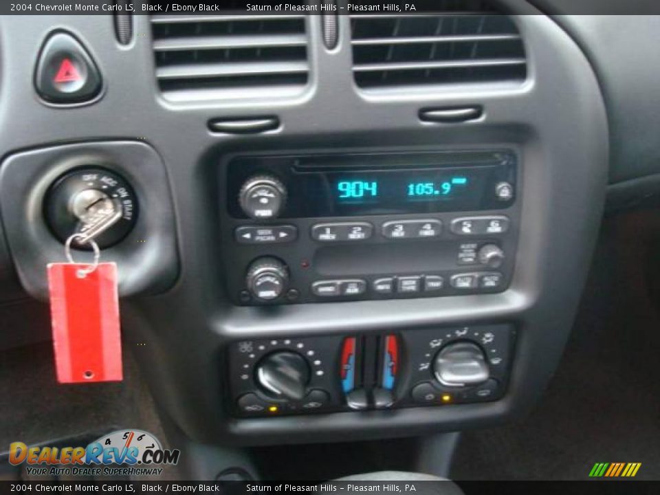 2004 Chevrolet Monte Carlo LS Black / Ebony Black Photo #13