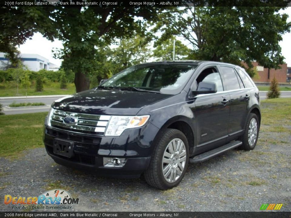 2008 Ford Edge Limited AWD Dark Ink Blue Metallic / Charcoal Photo #1