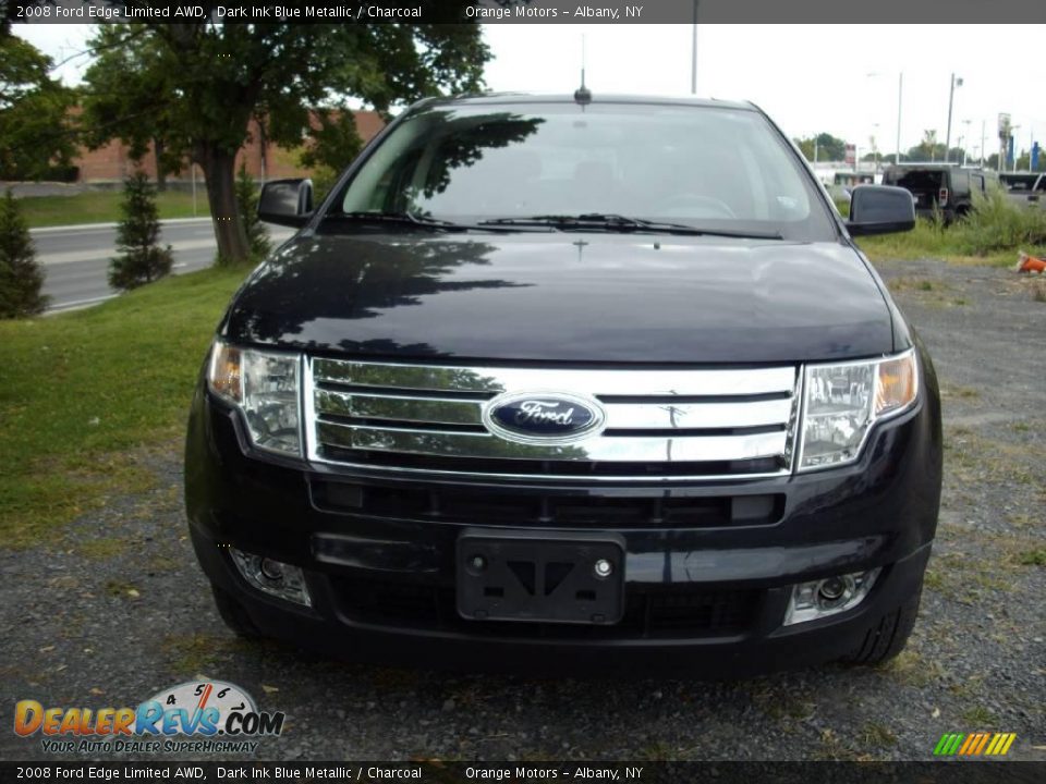 2008 Ford Edge Limited AWD Dark Ink Blue Metallic / Charcoal Photo #2