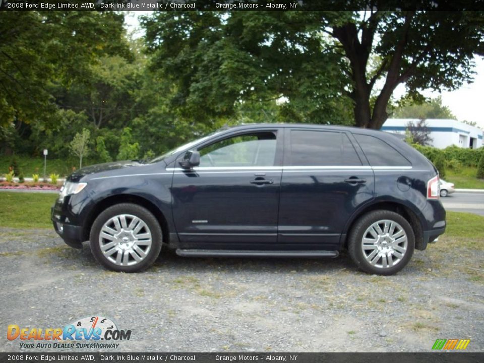 2008 Ford Edge Limited AWD Dark Ink Blue Metallic / Charcoal Photo #3