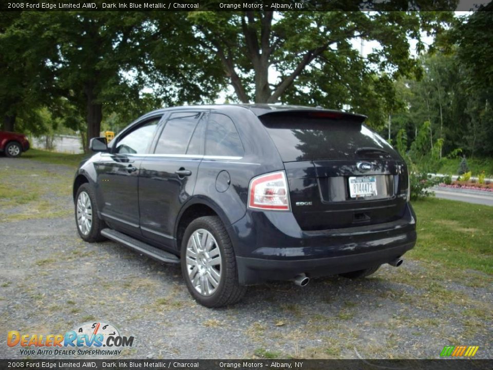 2008 Ford Edge Limited AWD Dark Ink Blue Metallic / Charcoal Photo #4