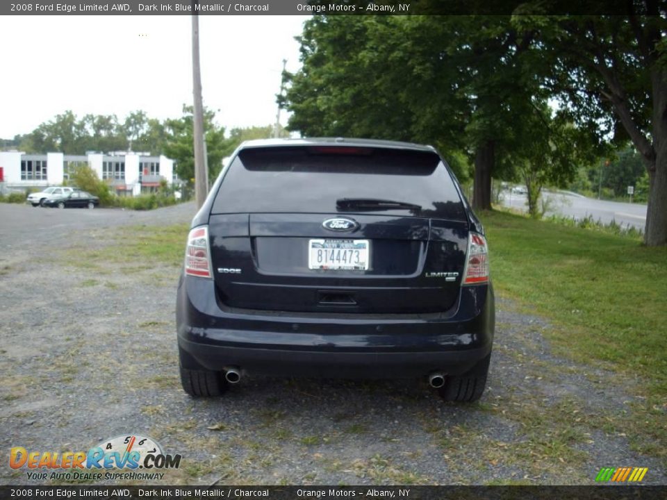 2008 Ford Edge Limited AWD Dark Ink Blue Metallic / Charcoal Photo #5