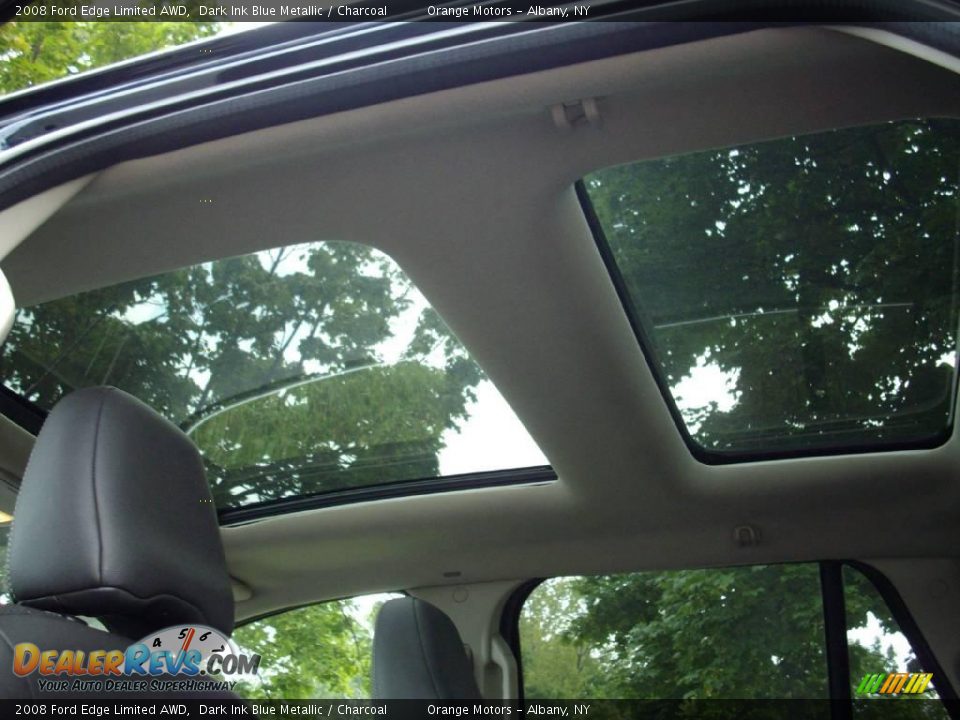 2008 Ford Edge Limited AWD Dark Ink Blue Metallic / Charcoal Photo #9
