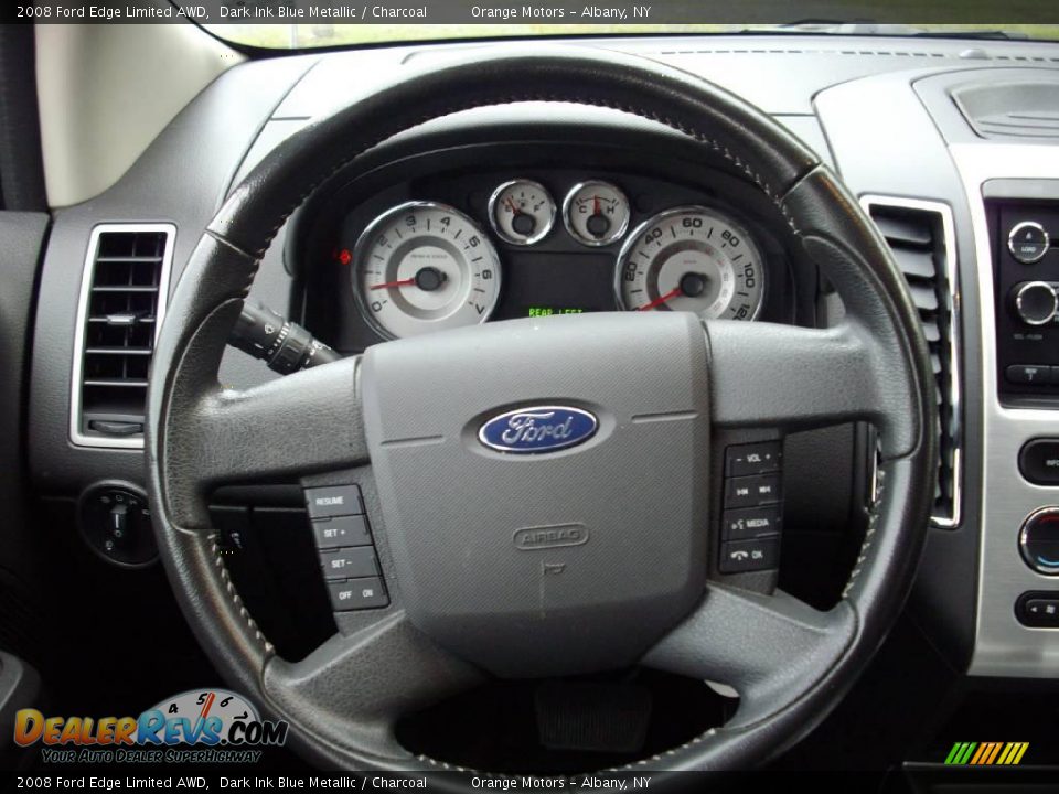 2008 Ford Edge Limited AWD Dark Ink Blue Metallic / Charcoal Photo #14