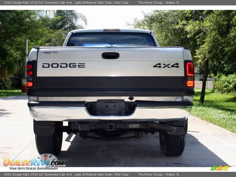 2000 Dodge Ram 2500 SLT Extended Cab 4x4 Light Driftwood Satin Glow / Mist Gray Photo #5