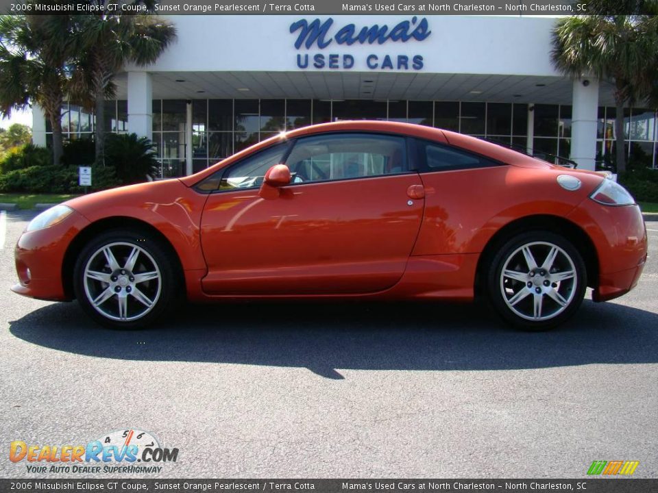 2006 Mitsubishi Eclipse GT Coupe Sunset Orange Pearlescent / Terra Cotta Photo #1