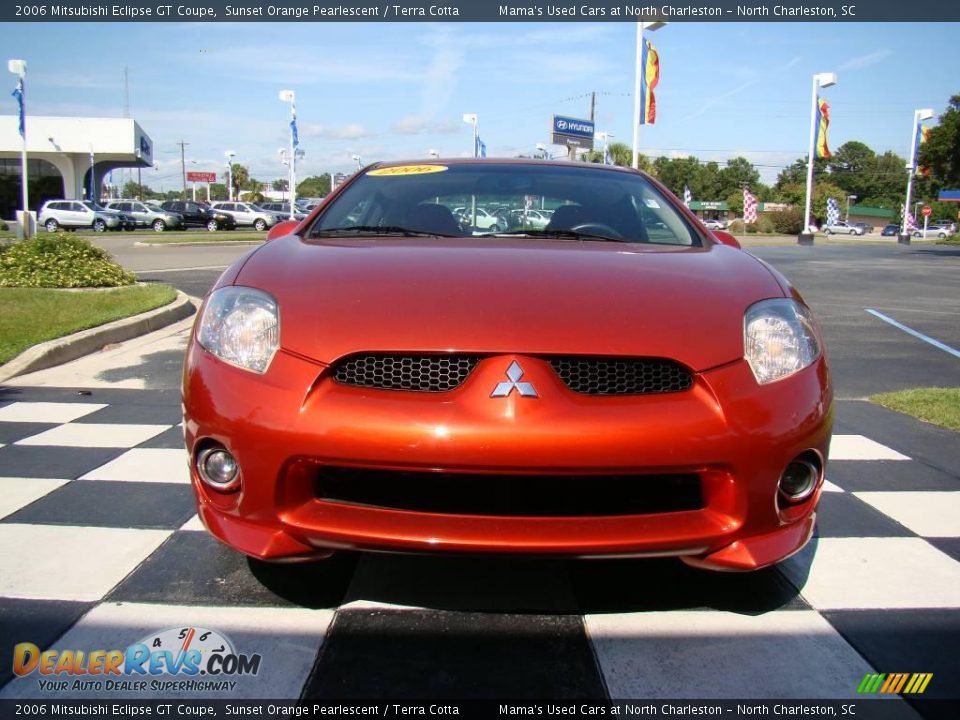 2006 Mitsubishi Eclipse GT Coupe Sunset Orange Pearlescent / Terra Cotta Photo #3