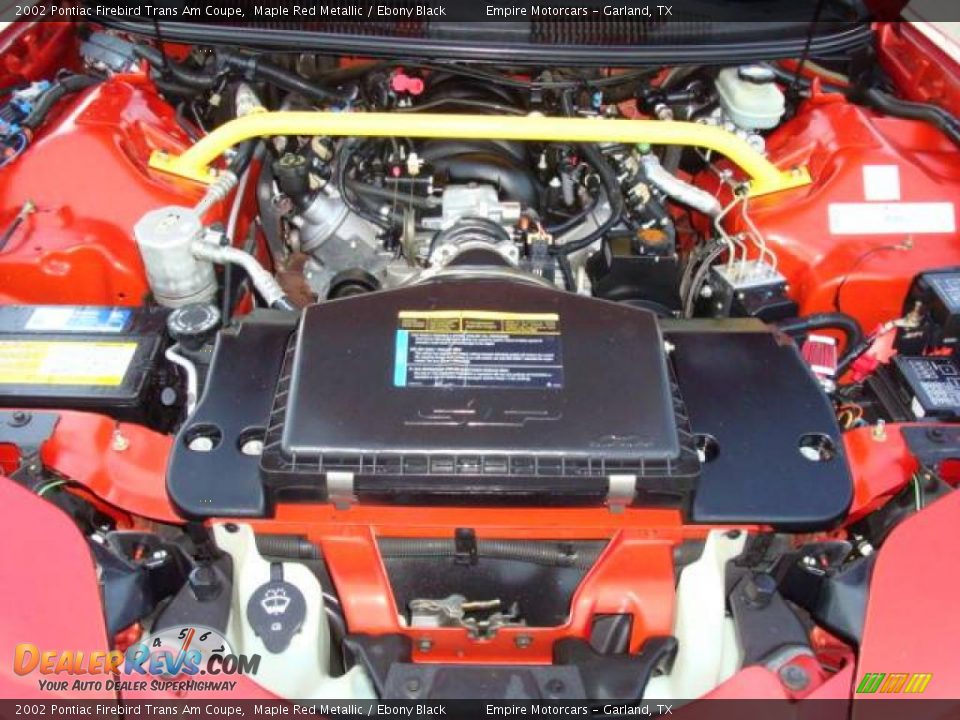 2002 Pontiac Firebird Trans Am Coupe Maple Red Metallic / Ebony Black Photo #9