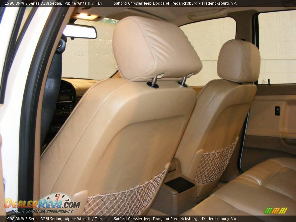 1998 BMW 3 Series 328i Sedan Alpine White III / Tan Photo #14