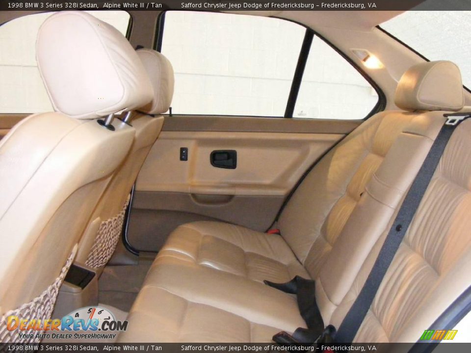 1998 BMW 3 Series 328i Sedan Alpine White III / Tan Photo #15