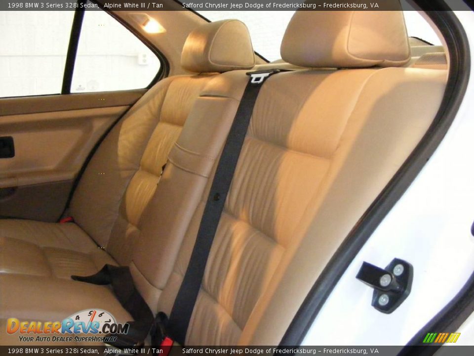1998 BMW 3 Series 328i Sedan Alpine White III / Tan Photo #16