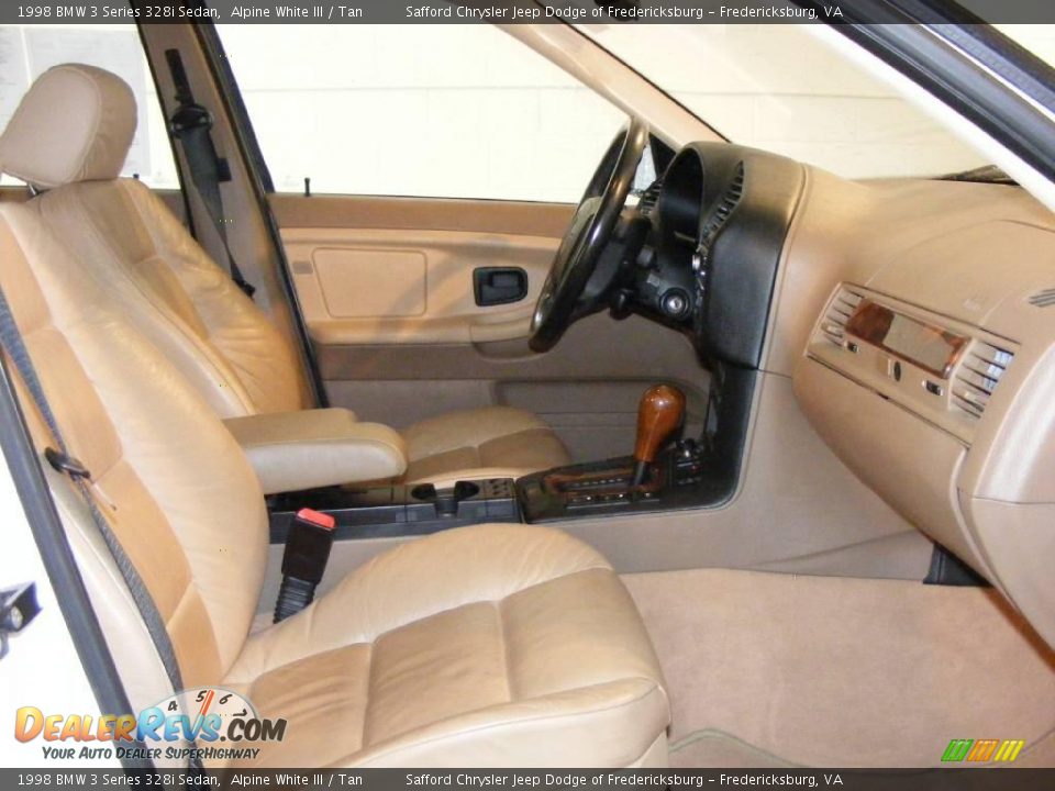 1998 BMW 3 Series 328i Sedan Alpine White III / Tan Photo #19