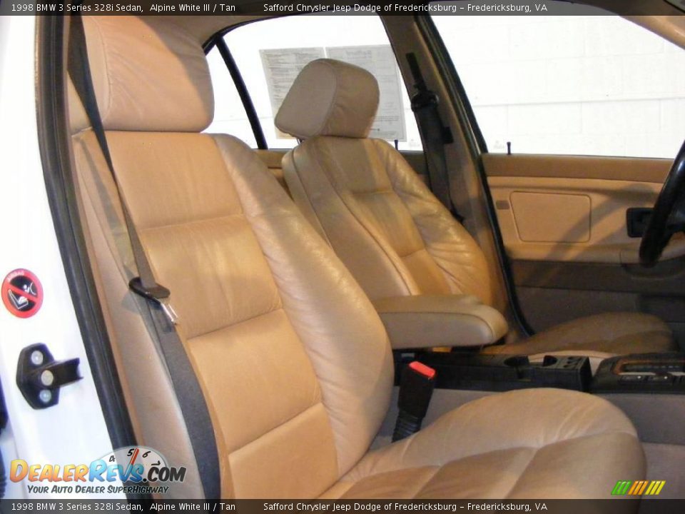 1998 BMW 3 Series 328i Sedan Alpine White III / Tan Photo #20