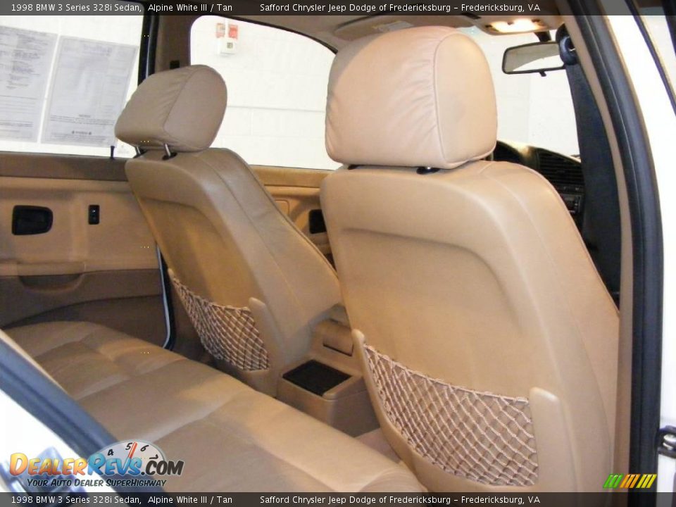 1998 BMW 3 Series 328i Sedan Alpine White III / Tan Photo #21