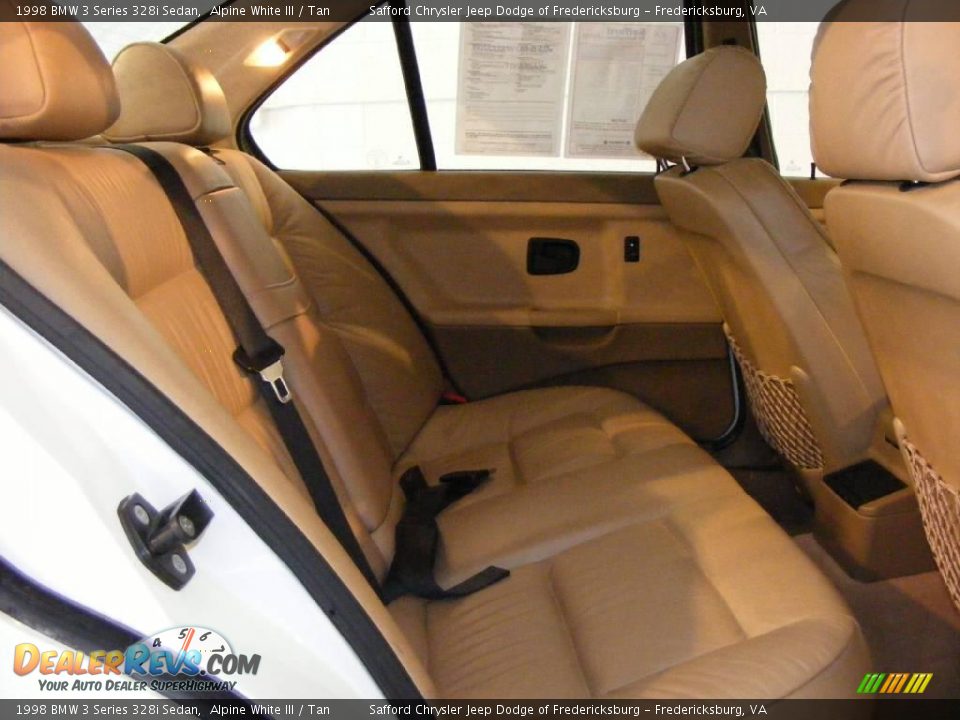 1998 BMW 3 Series 328i Sedan Alpine White III / Tan Photo #22