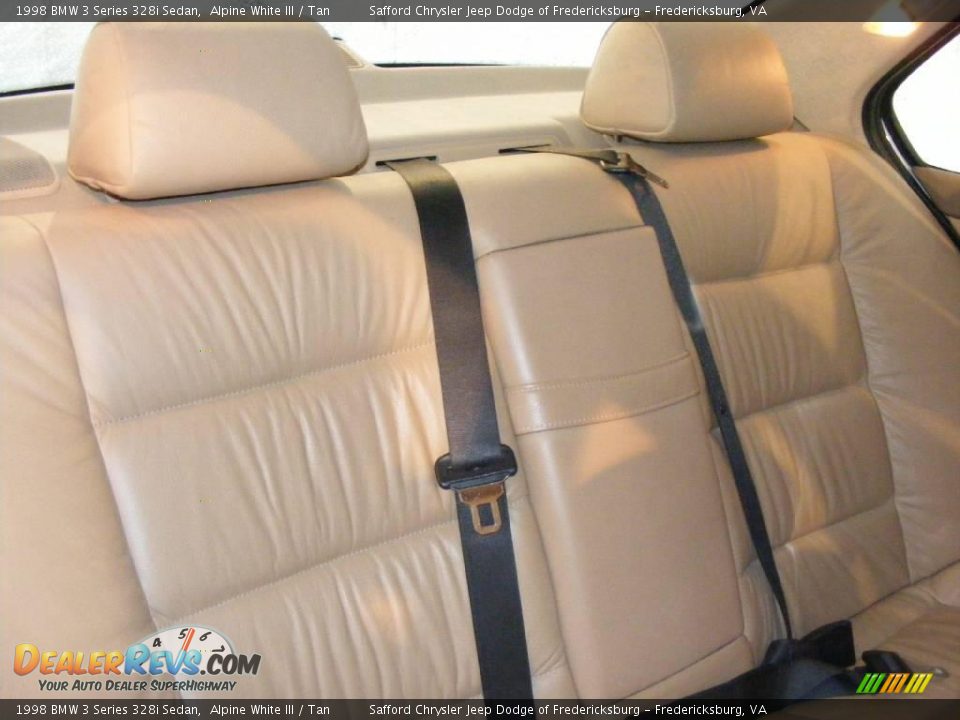 1998 BMW 3 Series 328i Sedan Alpine White III / Tan Photo #23
