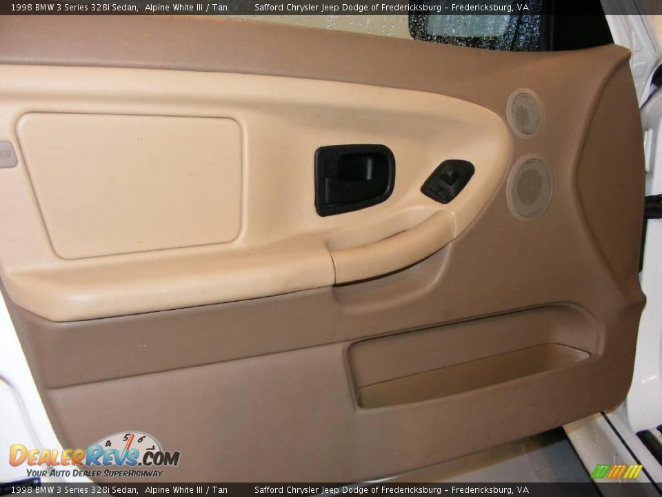 1998 BMW 3 Series 328i Sedan Alpine White III / Tan Photo #24