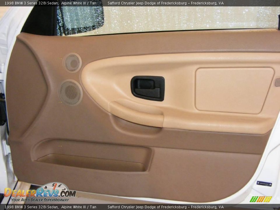 1998 BMW 3 Series 328i Sedan Alpine White III / Tan Photo #26