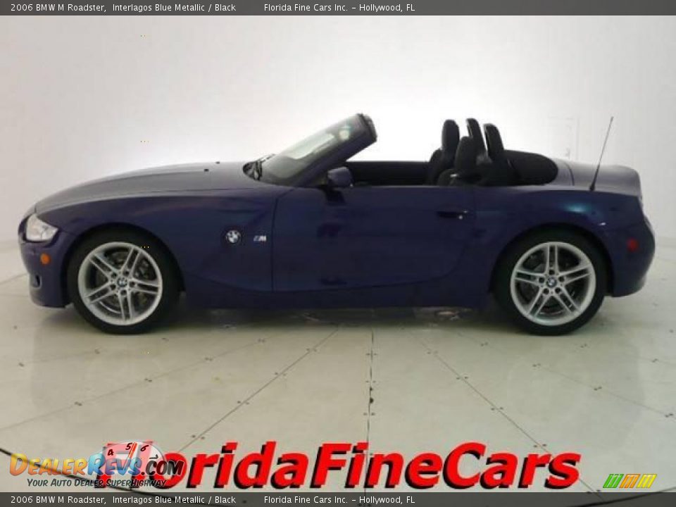 2006 BMW M Roadster Interlagos Blue Metallic / Black Photo #3
