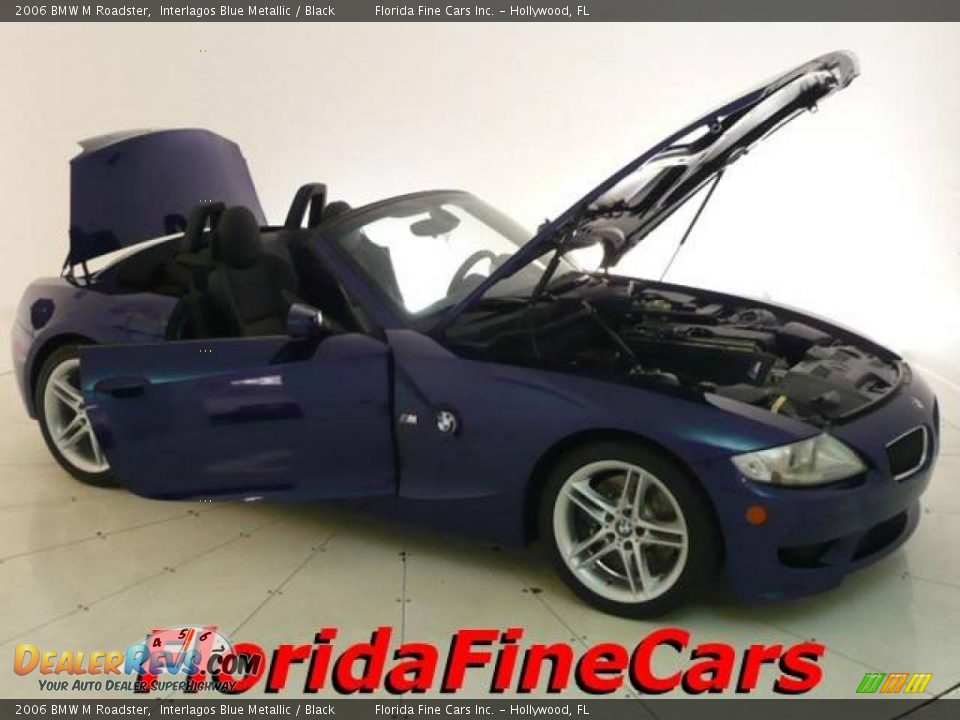 2006 BMW M Roadster Interlagos Blue Metallic / Black Photo #8