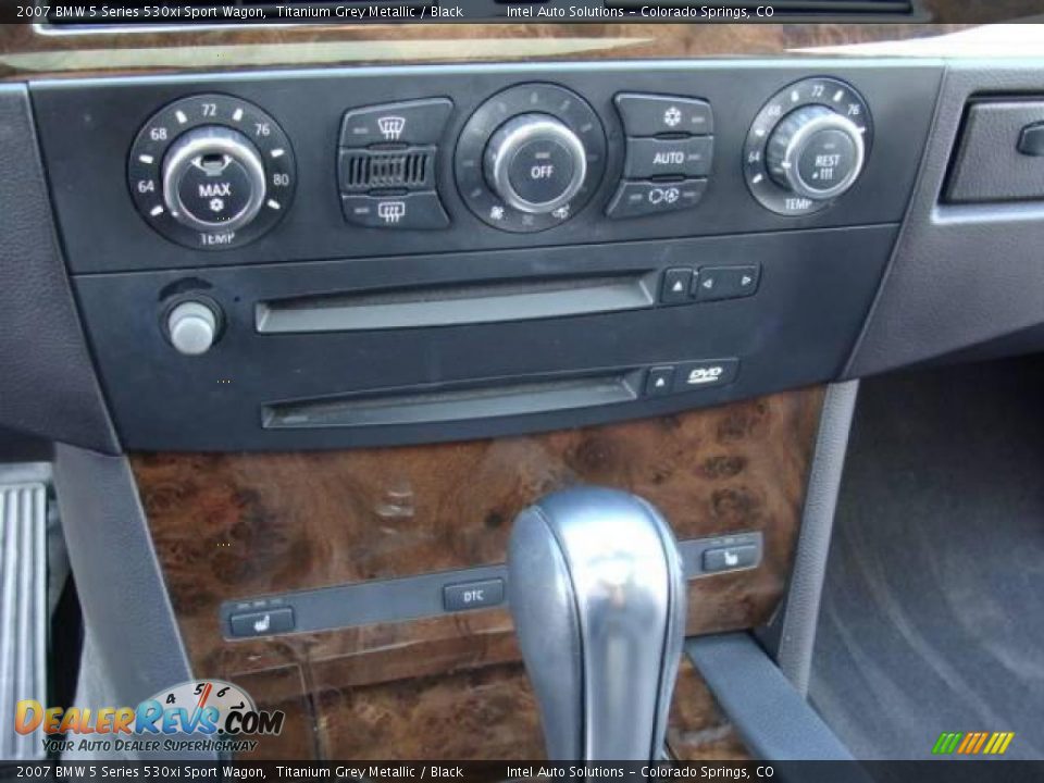 2007 BMW 5 Series 530xi Sport Wagon Titanium Grey Metallic / Black Photo #10