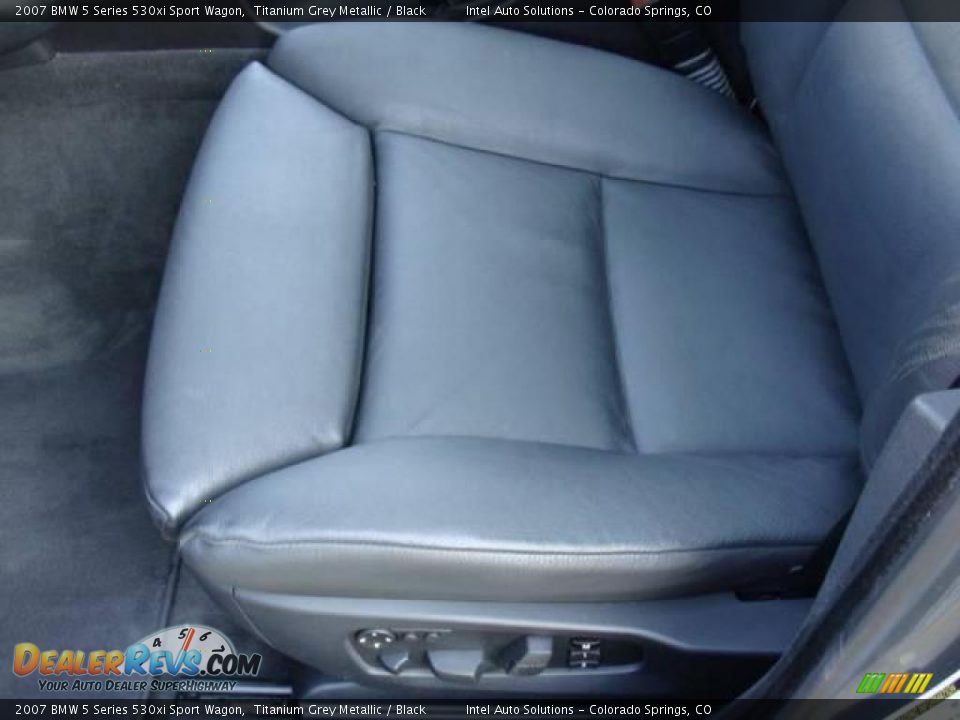 2007 BMW 5 Series 530xi Sport Wagon Titanium Grey Metallic / Black Photo #12