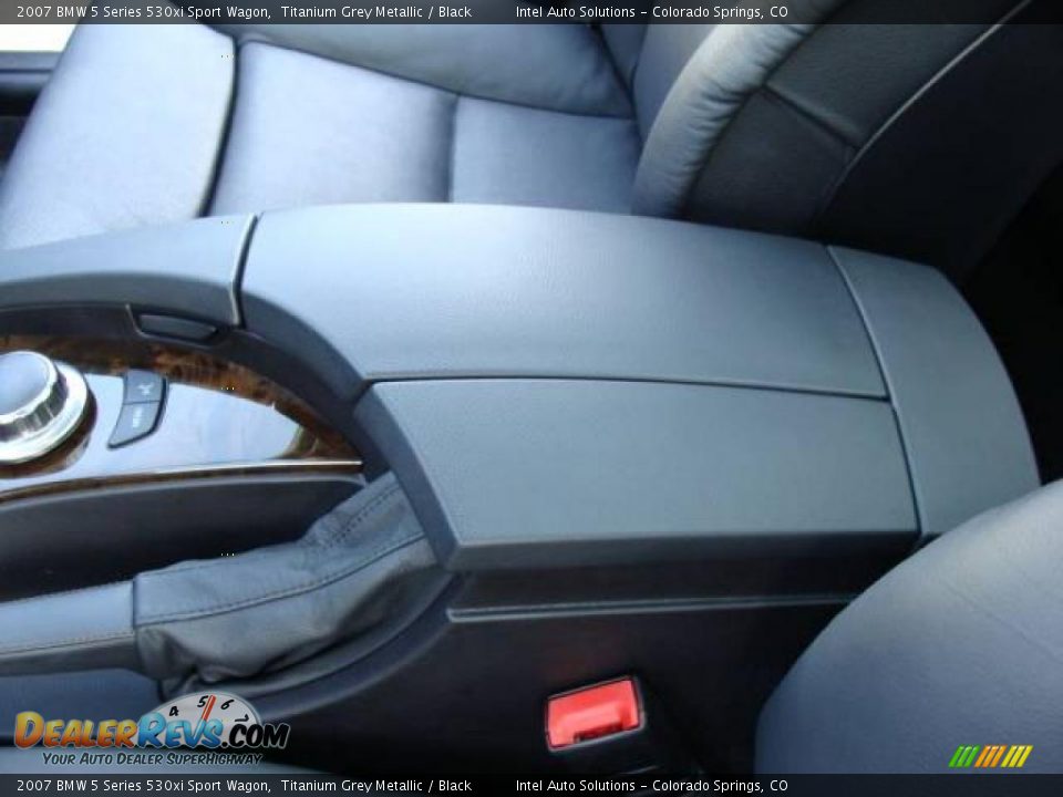 2007 BMW 5 Series 530xi Sport Wagon Titanium Grey Metallic / Black Photo #14