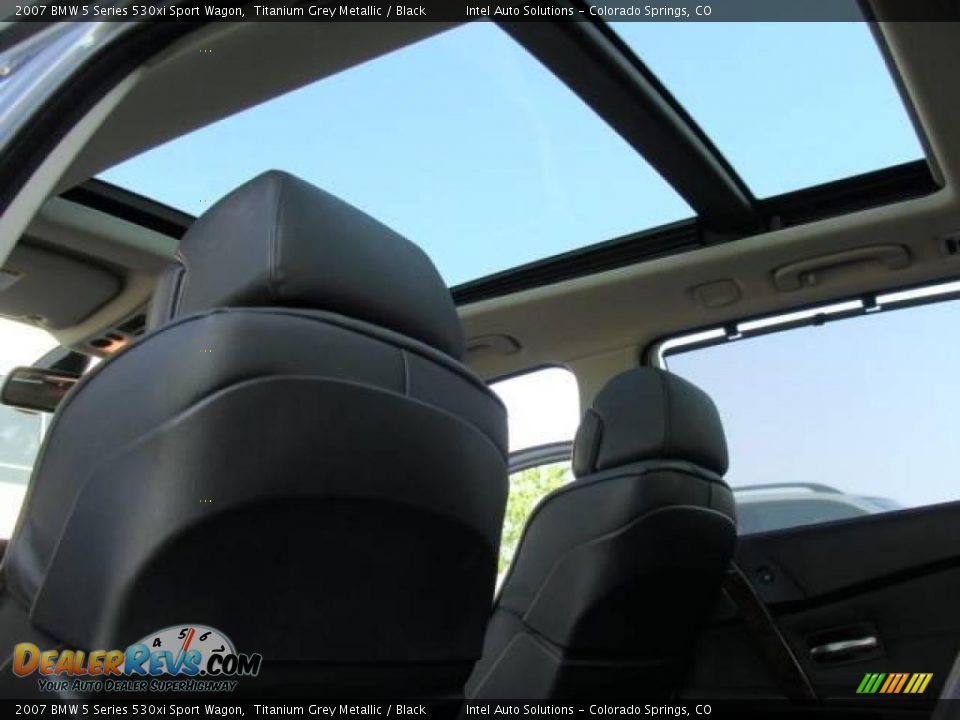 2007 BMW 5 Series 530xi Sport Wagon Titanium Grey Metallic / Black Photo #15