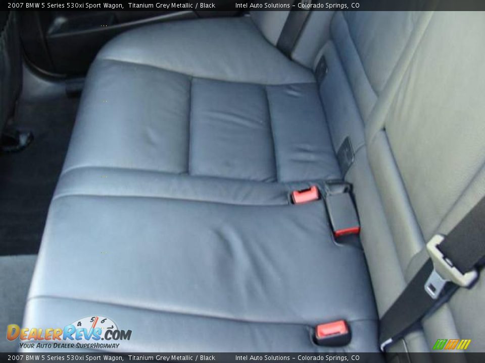 2007 BMW 5 Series 530xi Sport Wagon Titanium Grey Metallic / Black Photo #17