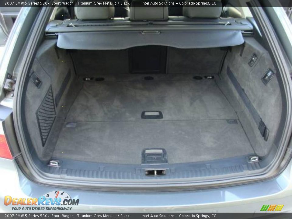2007 BMW 5 Series 530xi Sport Wagon Titanium Grey Metallic / Black Photo #20