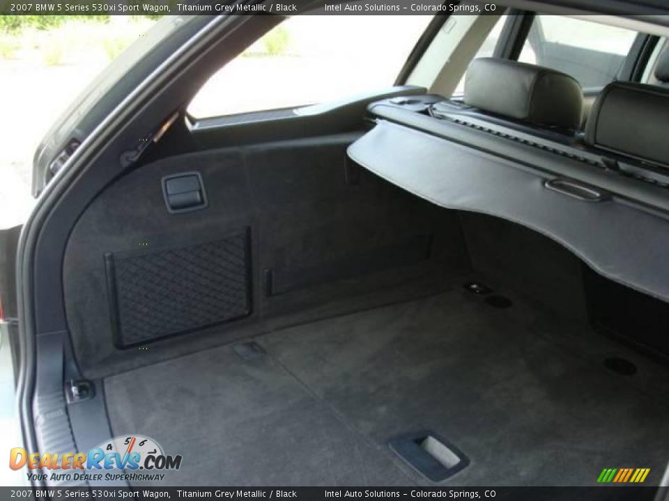 2007 BMW 5 Series 530xi Sport Wagon Titanium Grey Metallic / Black Photo #21