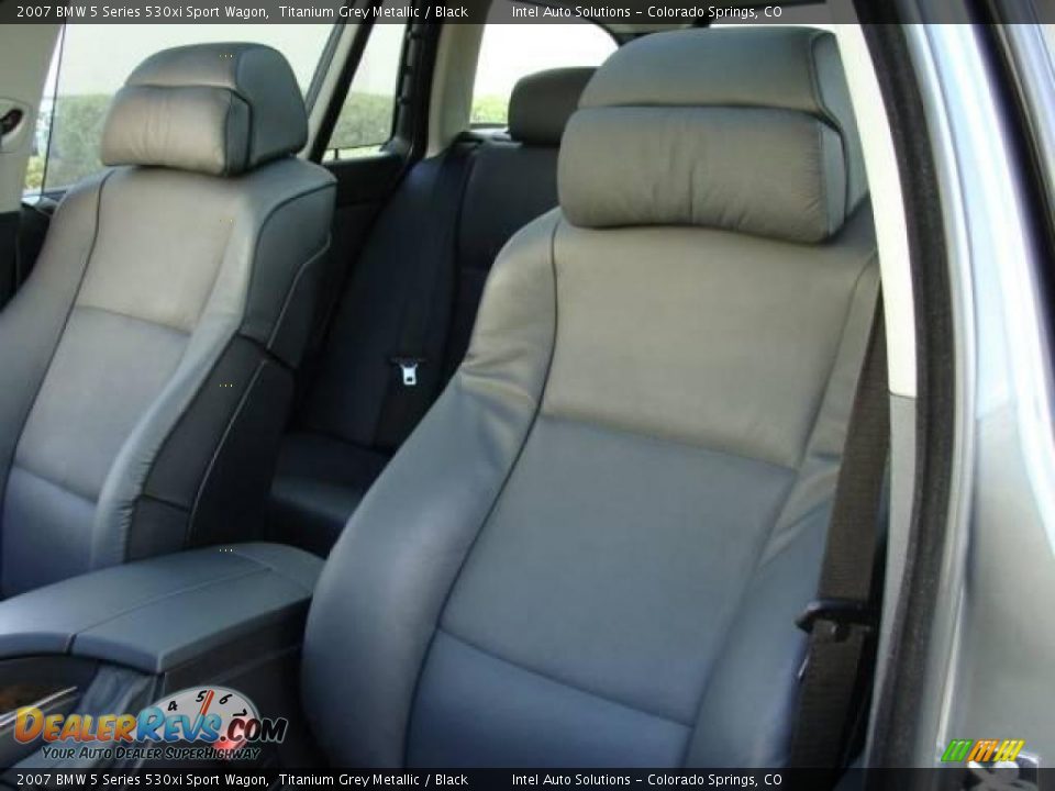 2007 BMW 5 Series 530xi Sport Wagon Titanium Grey Metallic / Black Photo #30