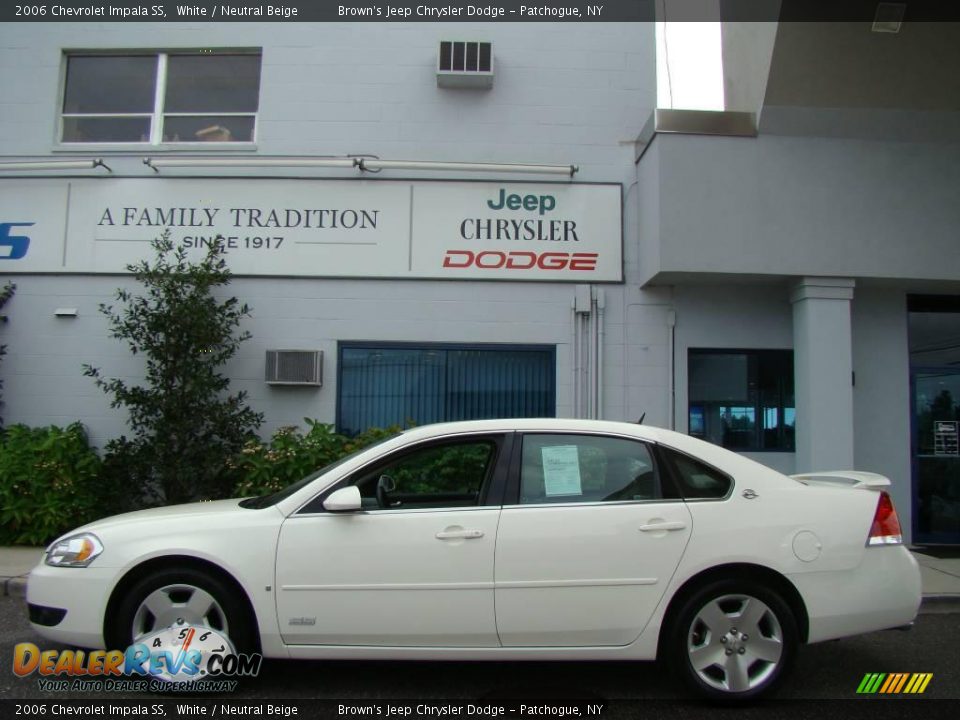 2006 Chevrolet Impala SS White / Neutral Beige Photo #1
