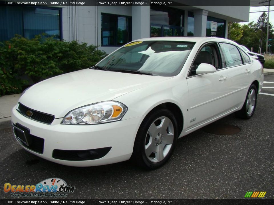 2006 Chevrolet Impala SS White / Neutral Beige Photo #2