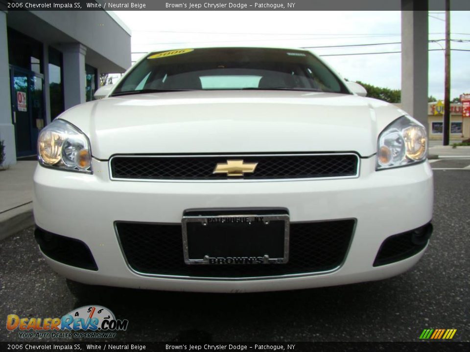 2006 Chevrolet Impala SS White / Neutral Beige Photo #3
