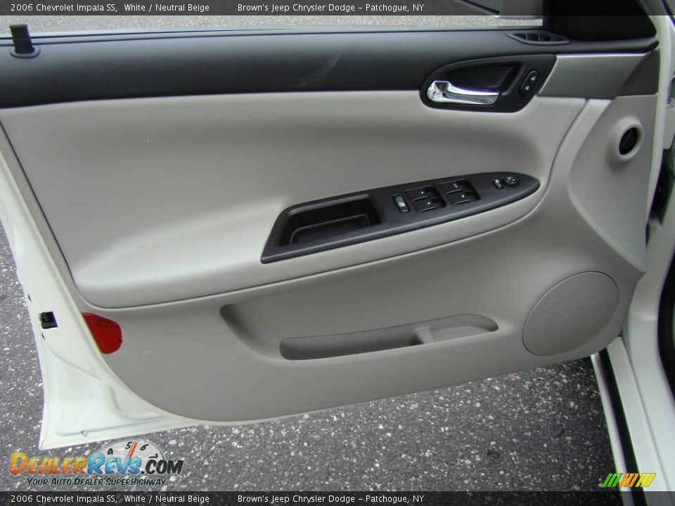 2006 Chevrolet Impala SS White / Neutral Beige Photo #7