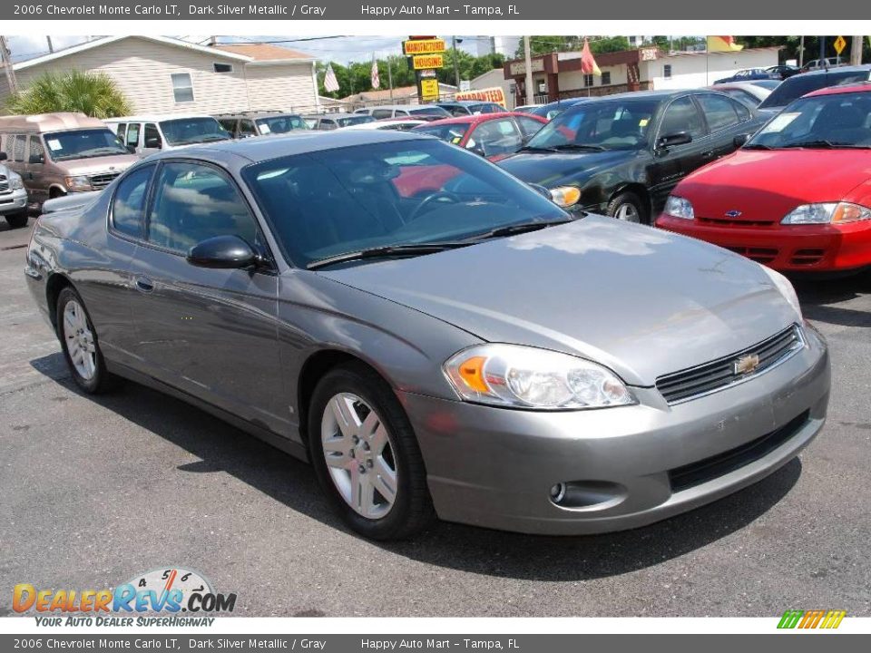 2006 Chevrolet Monte Carlo LT Dark Silver Metallic / Gray Photo #4