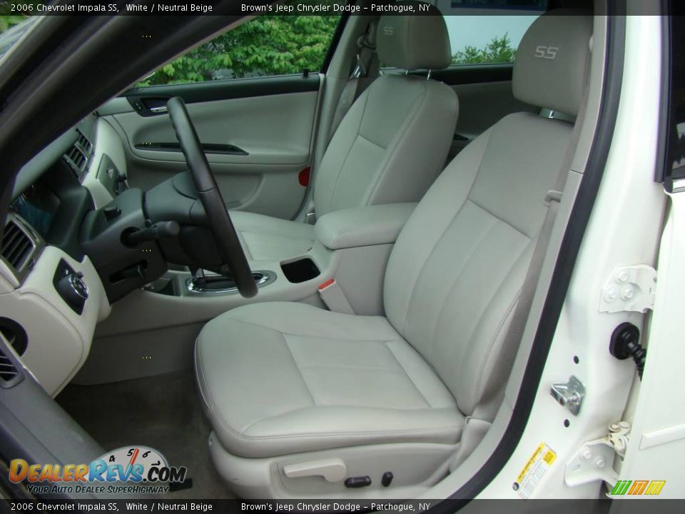 2006 Chevrolet Impala SS White / Neutral Beige Photo #8