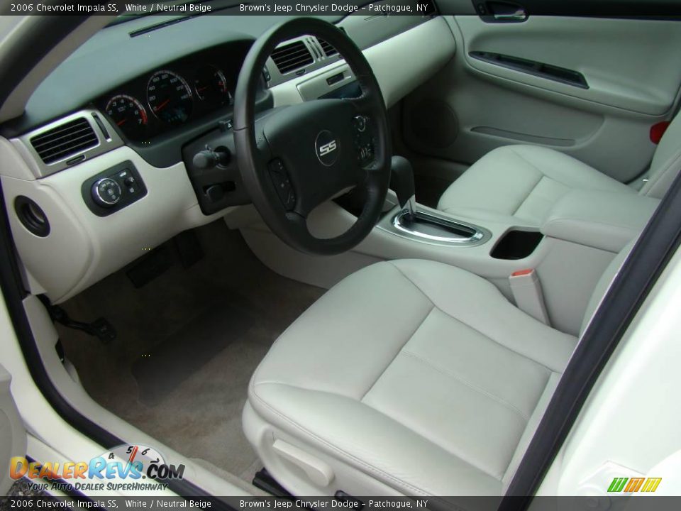 2006 Chevrolet Impala SS White / Neutral Beige Photo #10