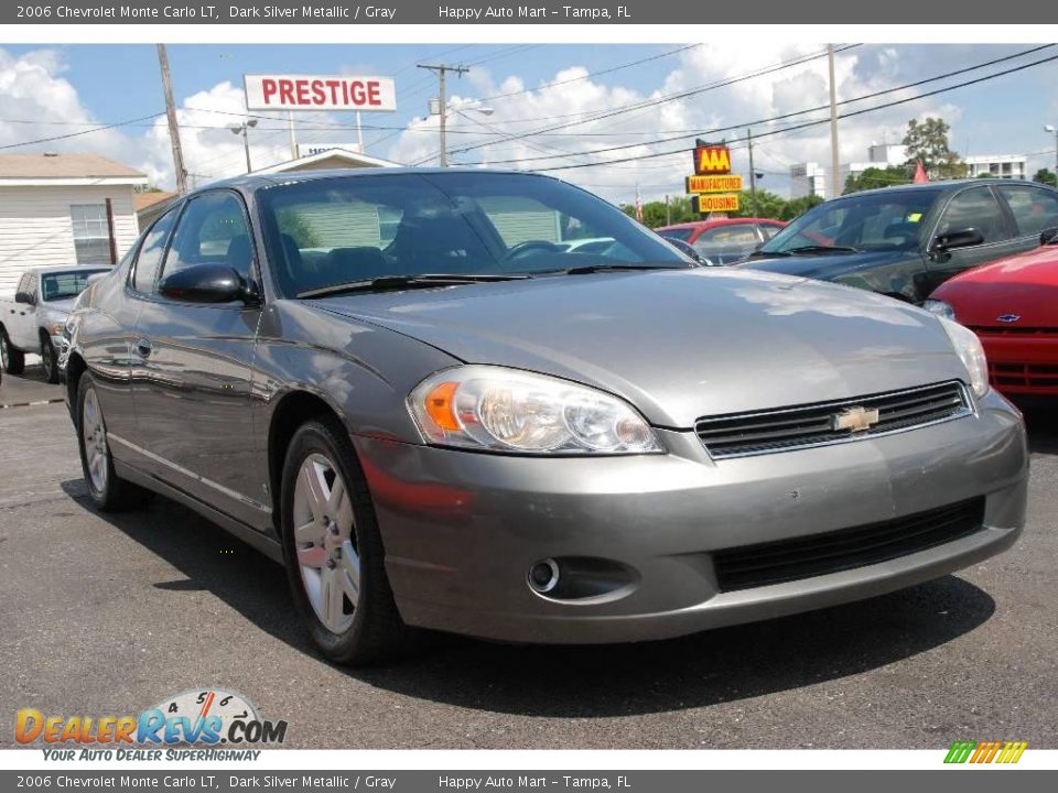 2006 Chevrolet Monte Carlo LT Dark Silver Metallic / Gray Photo #6