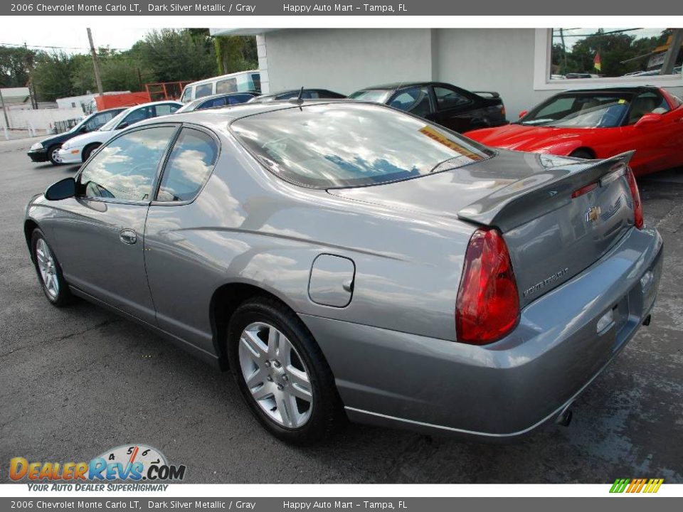 2006 Chevrolet Monte Carlo LT Dark Silver Metallic / Gray Photo #8