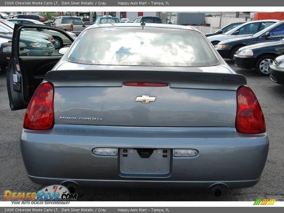 2006 Chevrolet Monte Carlo LT Dark Silver Metallic / Gray Photo #11