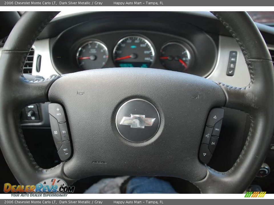 2006 Chevrolet Monte Carlo LT Dark Silver Metallic / Gray Photo #12