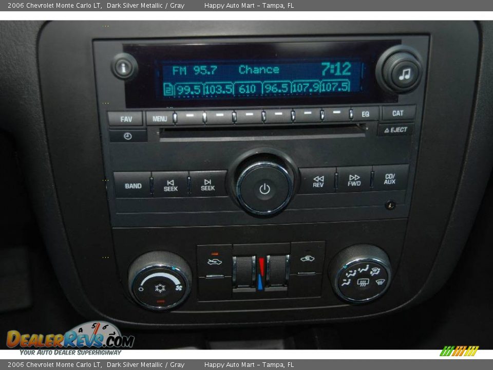 2006 Chevrolet Monte Carlo LT Dark Silver Metallic / Gray Photo #13